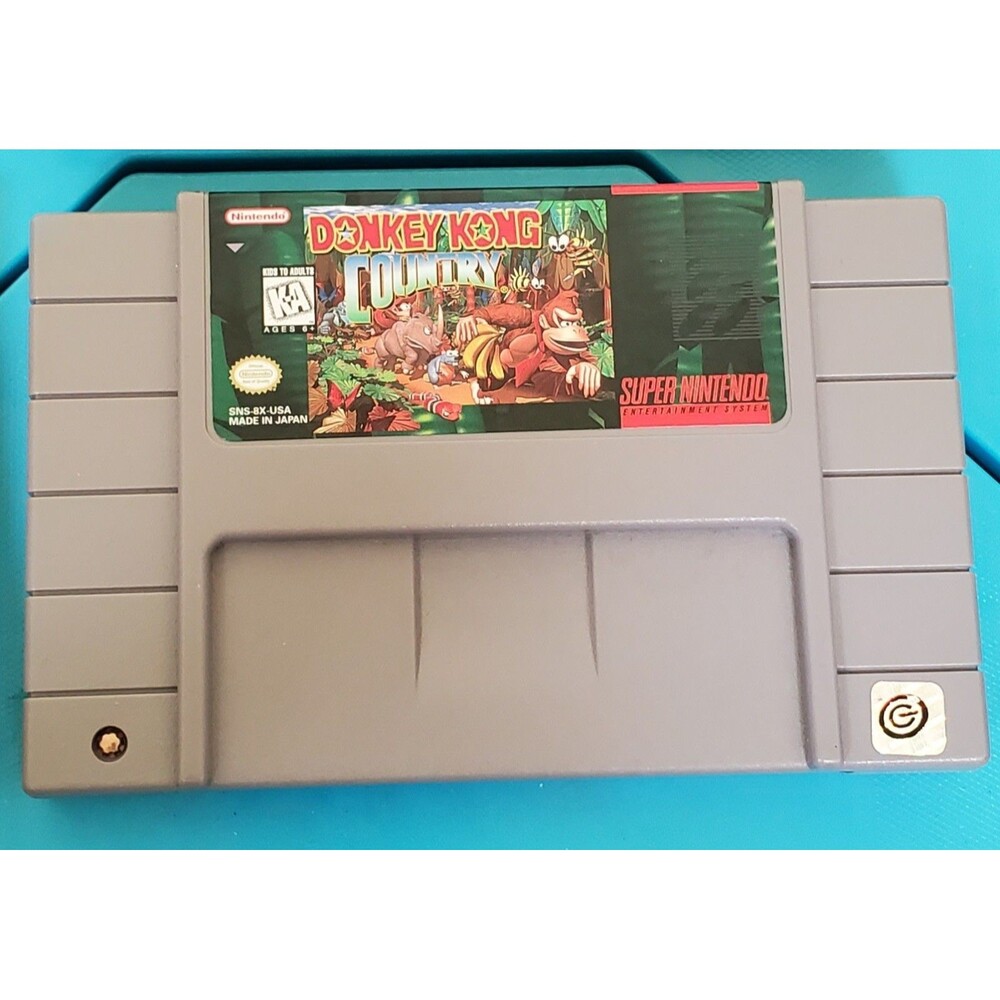Super Nintendo * 1994* Donkey Kong Country Cartridge * TESTED * WORKS!